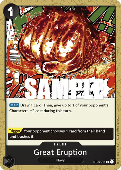 Great Eruption ST06-015 ST06 Absolute Justice