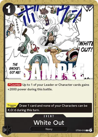 White Out ST06-016 ST06 Absolute Justice