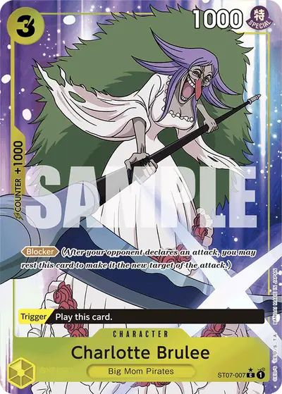 Charlotte Brulee ST07-007 Full Art PRB01 One Piece Card The Best
