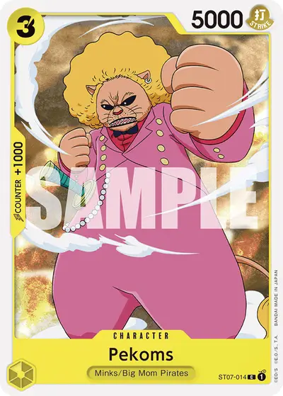 Pekoms ST07-014 Reprint 1 ST20 Yellow Charlotte Katakuri