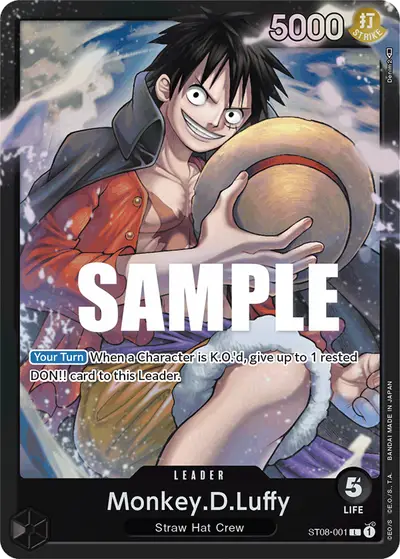 Monkey D. Luffy ST08-001 ST08 Monkey D. Luffy
