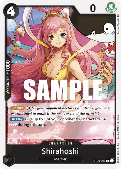 Shirahoshi ST08-006 ST08 Monkey D. Luffy