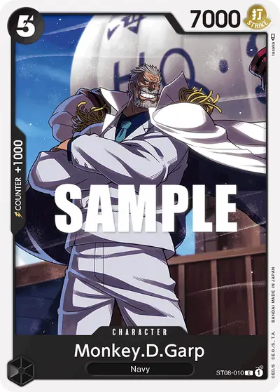 Monkey D. Garp ST08-010 ST08 Monkey D. Luffy