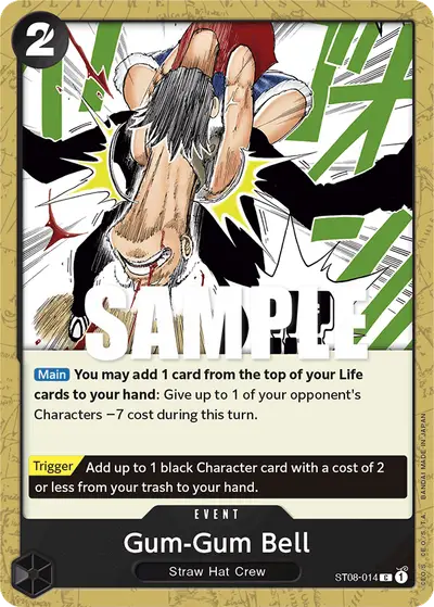 Gum-Gum Bell ST08-014 ST08 Monkey D. Luffy