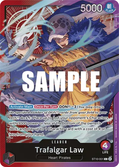 Trafalgar Law ST10-001 ST10 The Three Captains