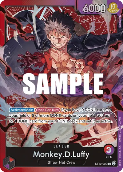 Monkey D. Luffy ST10-002 ST10 The Three Captains