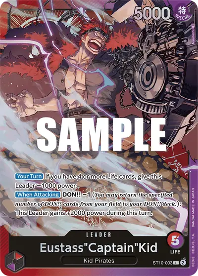 Eustass "Captain" Kid ST10-003 ST10 The Three Captains
