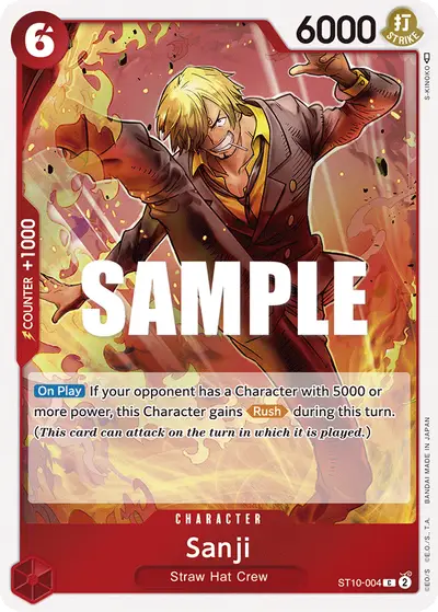 Sanji ST10-004 ST10 The Three Captains