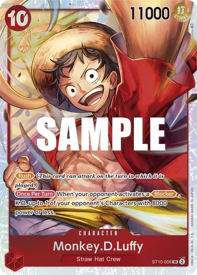 Monkey D. Luffy ST10-006 ST10 The Three Captains