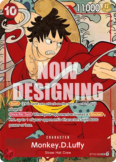 Monkey D. Luffy ST10-006 Parallel 2 Other Product Cards