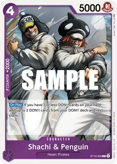 Shachi & Penguin ST10-008 ST10 The Three Captains