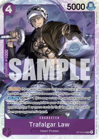 Trafalgar Law ST10-010 Reprint 1 PRB01 One Piece Card The Best