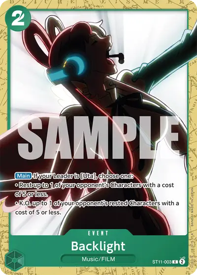 Backlight ST11-003 Parallel 2 ST16 Green Uta