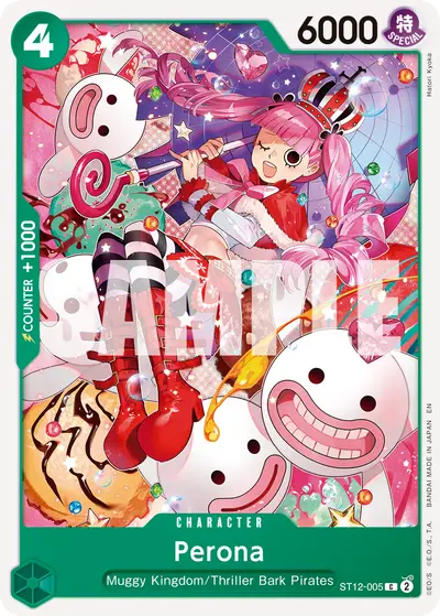 Perona ST12-005 Reprint PRB02 One Piece Card The Best Vol. 2