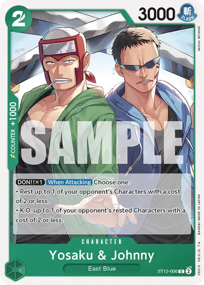 Yosaku & Johnny ST12-006 ST12 Zoro and Sanji