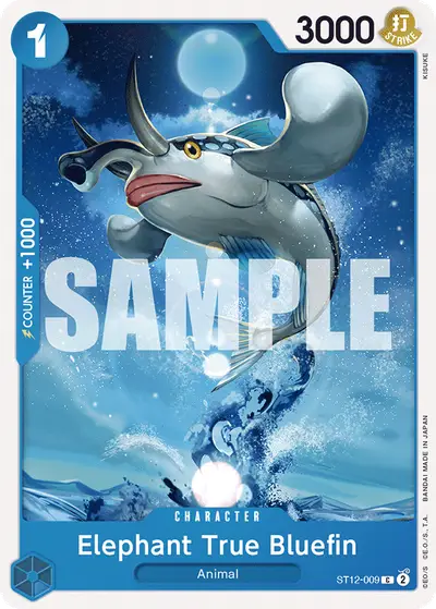 Elephant True Bluefin ST12-009 ST12 Zoro and Sanji