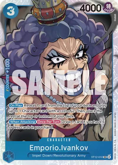 Emporio Ivankov ST12-010 ST12 Zoro and Sanji