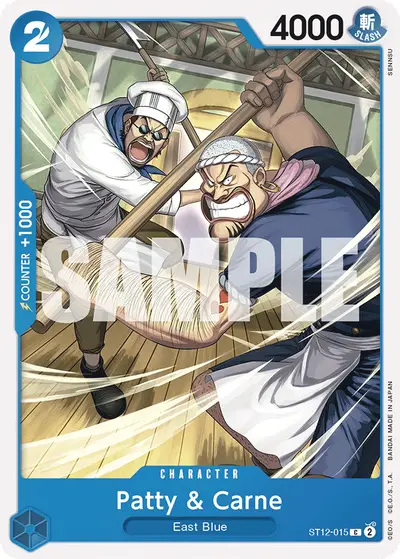 Patty & Carne ST12-015 ST12 Zoro and Sanji