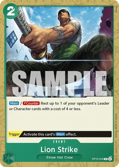 Lion Strike ST12-016 ST12 Zoro and Sanji
