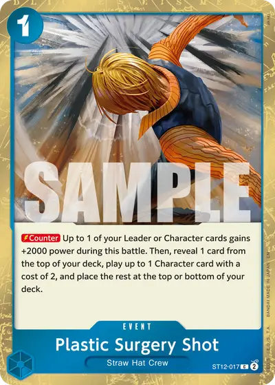 Plastic Surgery Shot ST12-017 Pirate Foil PRB02 One Piece Card The Best Vol. 2