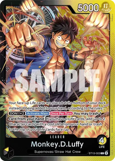 Monkey D. Luffy ST13-003 ST13 The Three Brothers