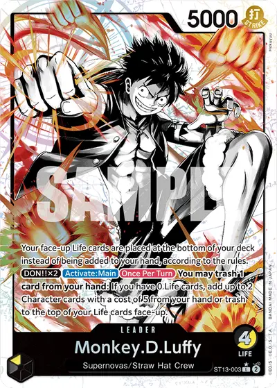 Monkey D. Luffy ST13-003 Parallel ST13 The Three Brothers