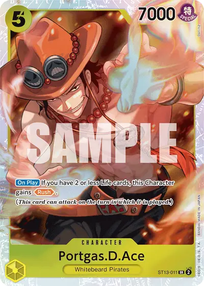 Portgas D. Ace ST13-011 ST13 The Three Brothers