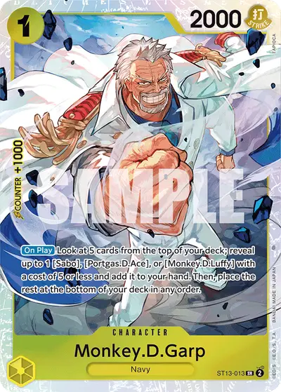 Monkey D. Garp ST13-013 ST13 The Three Brothers