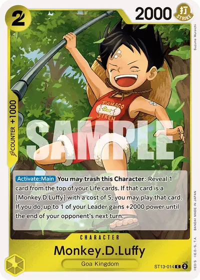 Monkey D. Luffy ST13-014 ST13 The Three Brothers