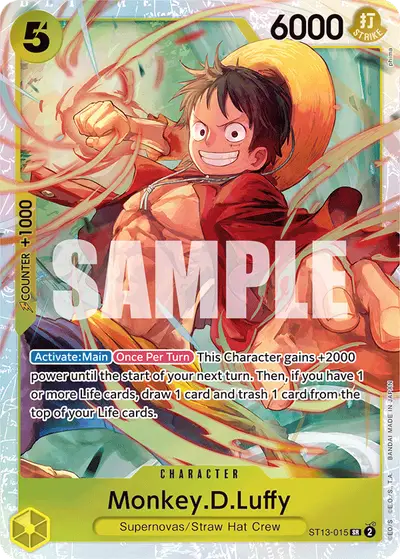 Monkey D. Luffy ST13-015 ST13 The Three Brothers