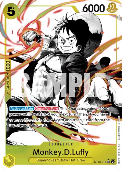 Monkey D. Luffy ST13-015 Parallel ST13 The Three Brothers