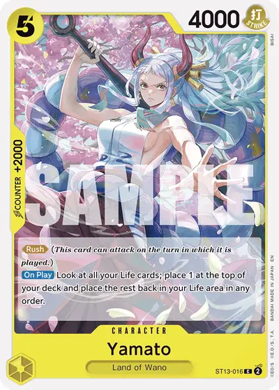 Yamato ST13-016 Reprint ST28 Green/Yellow Yamato