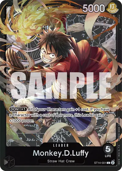 Monkey D. Luffy ST14-001 ST14 3D2Y