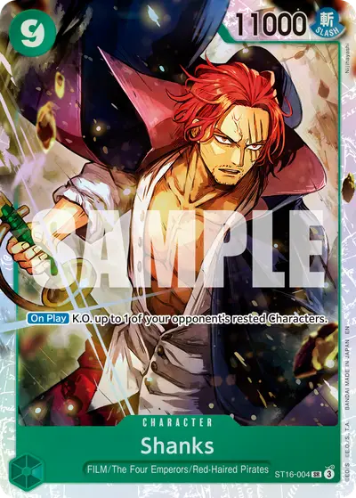 Shanks ST16-004 Reprint PRB02 One Piece Card The Best Vol. 2
