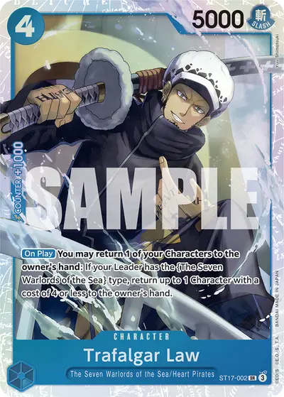 Trafalgar Law ST17-002 ST17 Blue Donquixote Doflamingo
