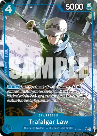 Trafalgar Law ST17-002 Alternate Art PRB02 One Piece Card The Best Vol. 2