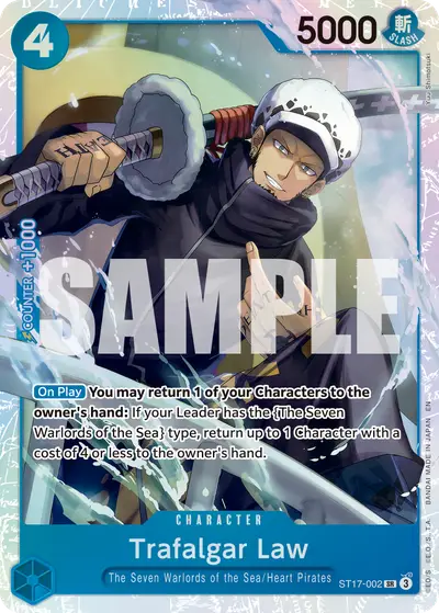 Trafalgar Law ST17-002 Reprint PRB02 One Piece Card The Best Vol. 2