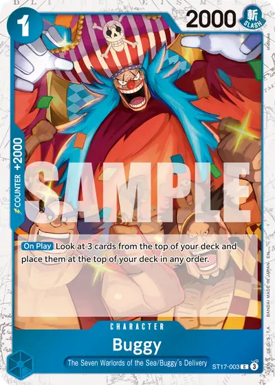 Buggy ST17-003 Pirate Foil PRB02 One Piece Card The Best Vol. 2