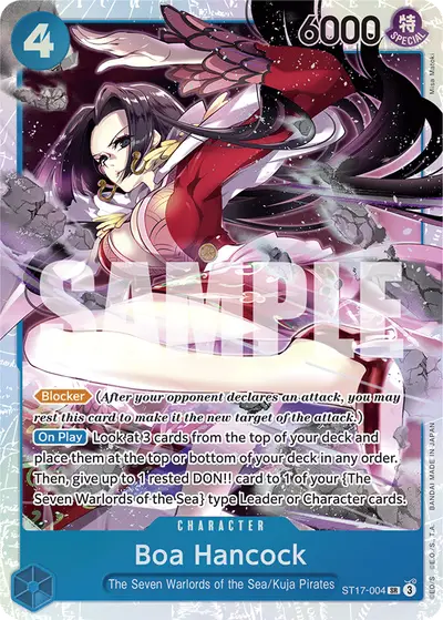 Boa Hancock ST17-004 ST17 Blue Donquixote Doflamingo