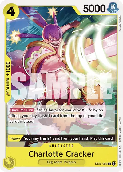 Charlotte Cracker ST20-002 ST20 Yellow Charlotte Katakuri