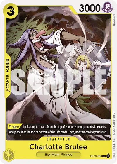 Charlotte Brulee ST20-003 ST20 Yellow Charlotte Katakuri