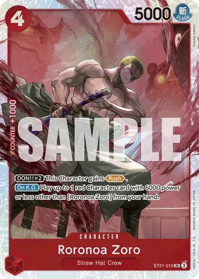 Roronoa Zoro ST21-015 ST21 Gear 5