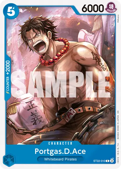 Portgas D. Ace ST22-010 ST22 Ace & Newgate