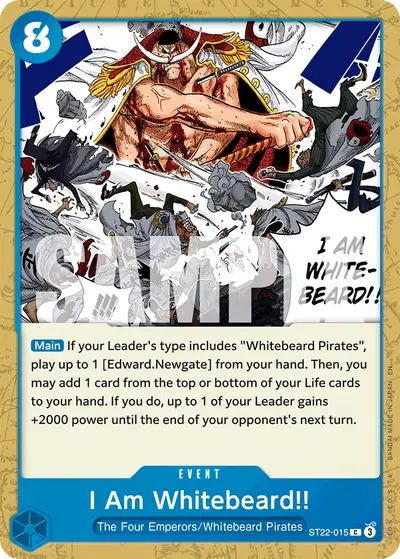 I Am Whitebeard!! ST22-015 ST22 Ace & Newgate