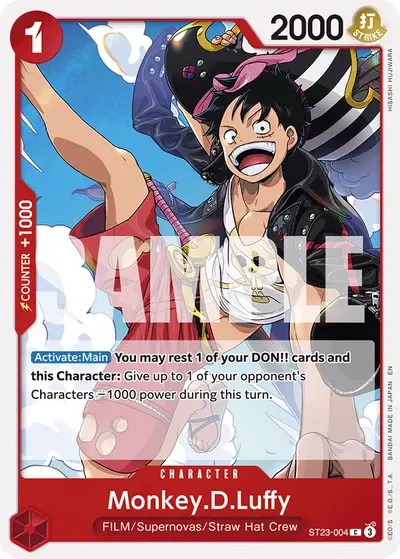 Monkey D. Luffy ST23-004 ST23 Red Shanks
