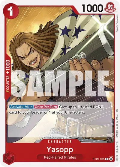 Yasopp ST23-005 ST23 Red Shanks