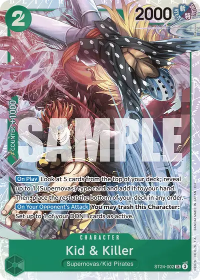 Kid & Killer ST24-002 ST24 Green Jewelry Bonney