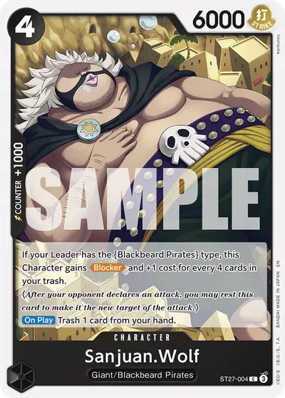 Sanjuan Wolf ST27-004 ST27 Black Marshall D. Teach