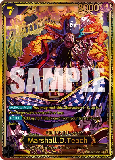Marshall D. Teach ST27-005 SP OP17 The World's Strongest Warriors