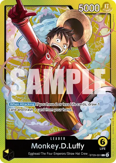 Monkey D. Luffy ST29-001 ST29 Egghead